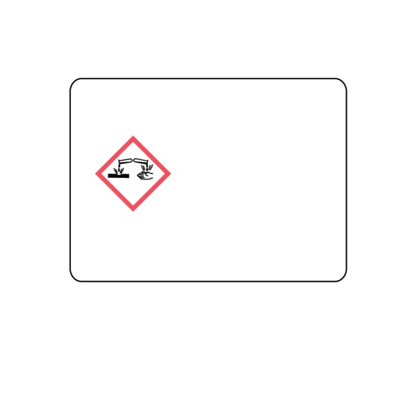 GHS Label, Personalized w/1 Diamond 2-15/16" x 4"